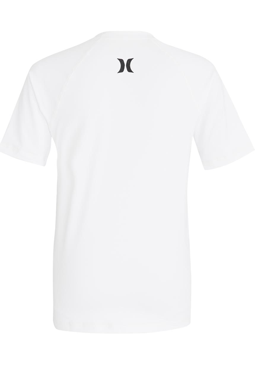 Hurley - One & Only Short  Sleeve Rash Vest White
