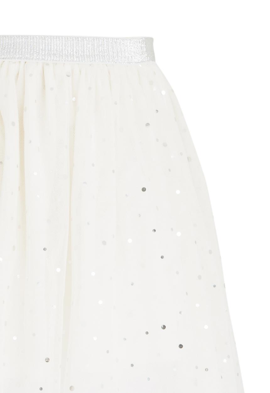 Pop Candy - Mesh Skirt Cream