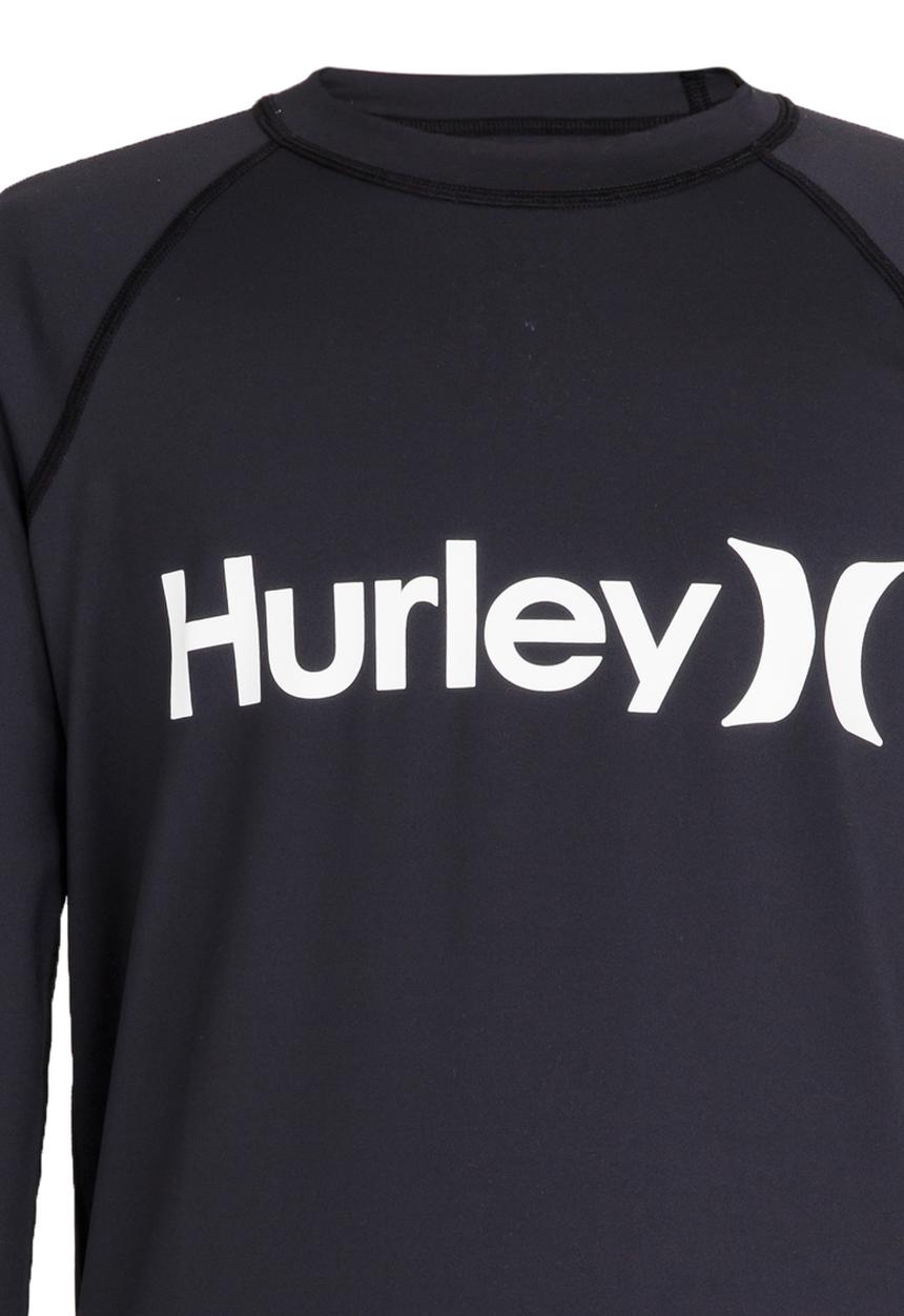 Hurley - One & Only Long Sleeve Rash Vest Black