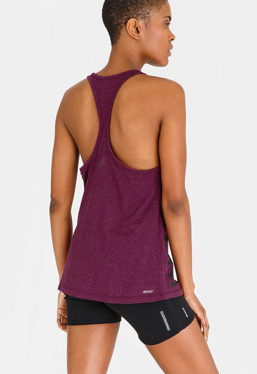 New Balance  - Tech Tank Print Mid Purple