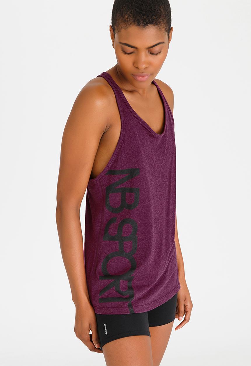 New Balance  - Tech Tank Print Mid Purple