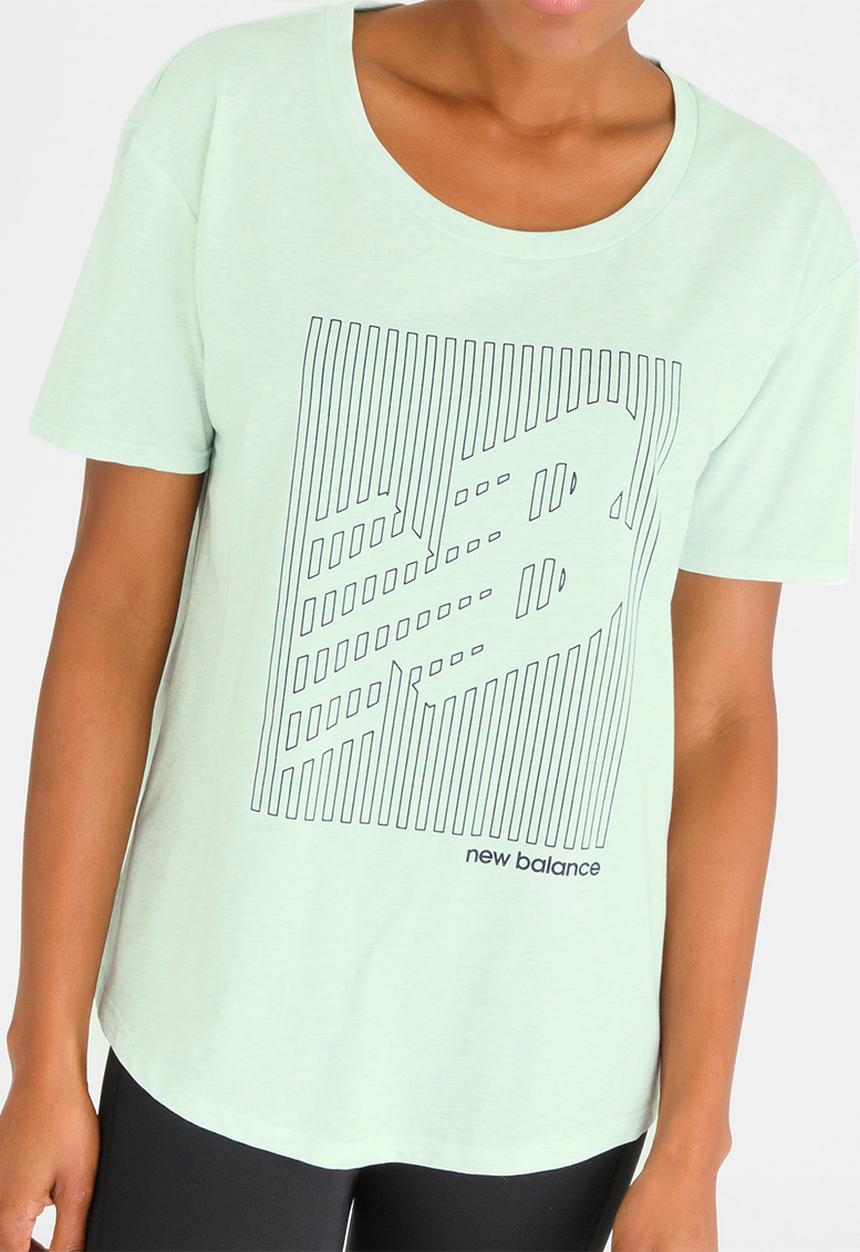 New Balance  - Tech SS Graphic T-shirt Mint
