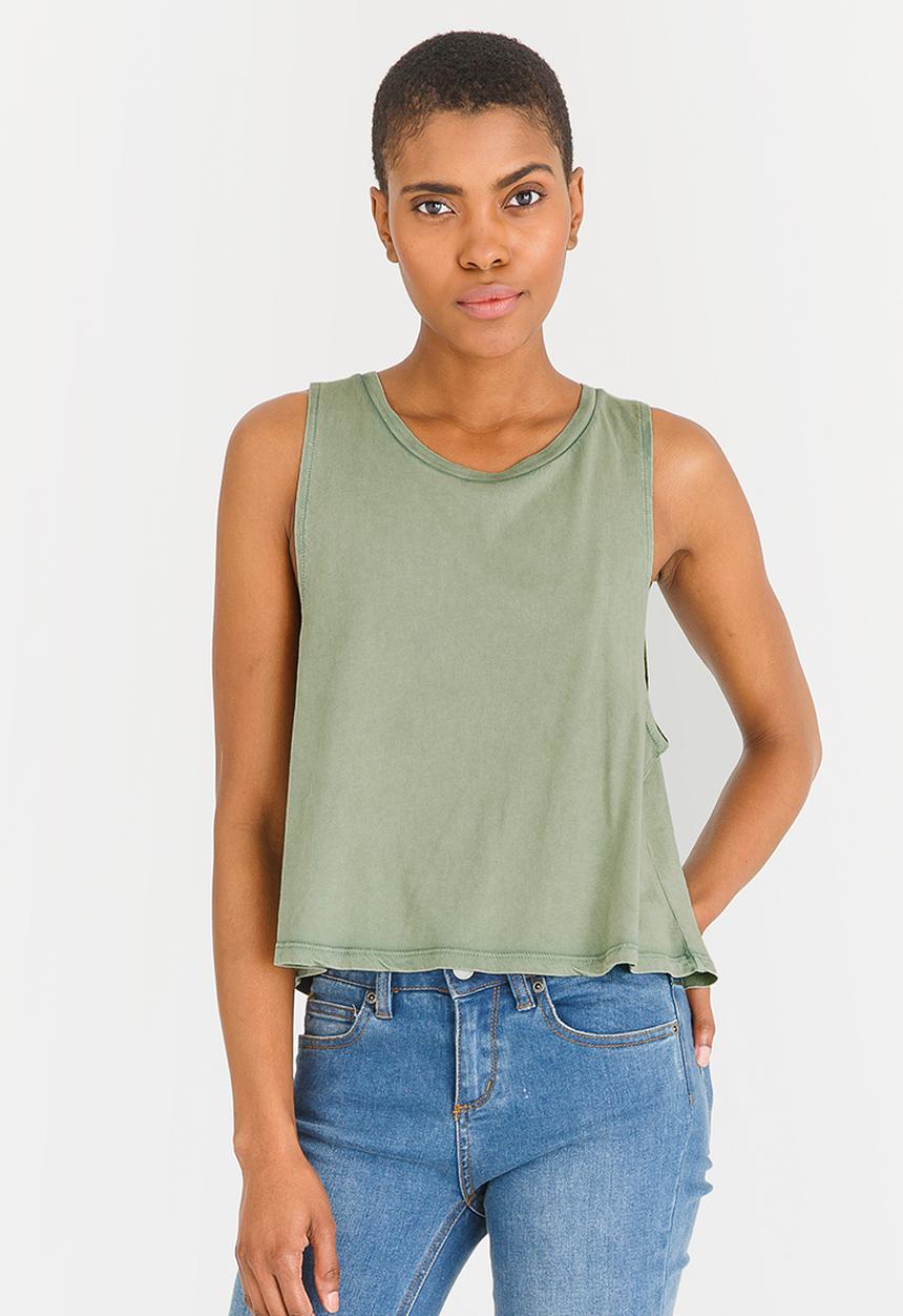 Billabong  - Sun Bleached Muscle Tee Green