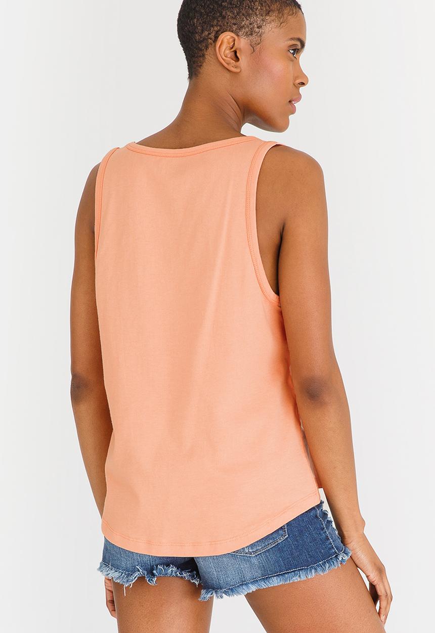 Billabong  - Journey Racer Back Tank Pale Pink