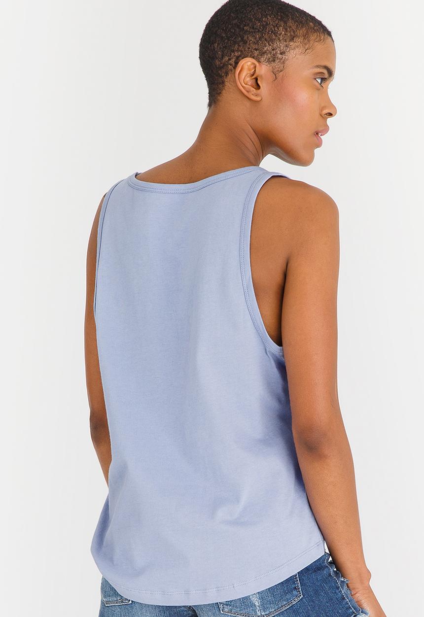 Billabong  - Journey Racer Back Tank Pale Blue