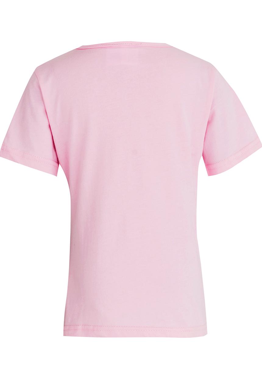 Pop Candy - Printed Tee Mid Pink