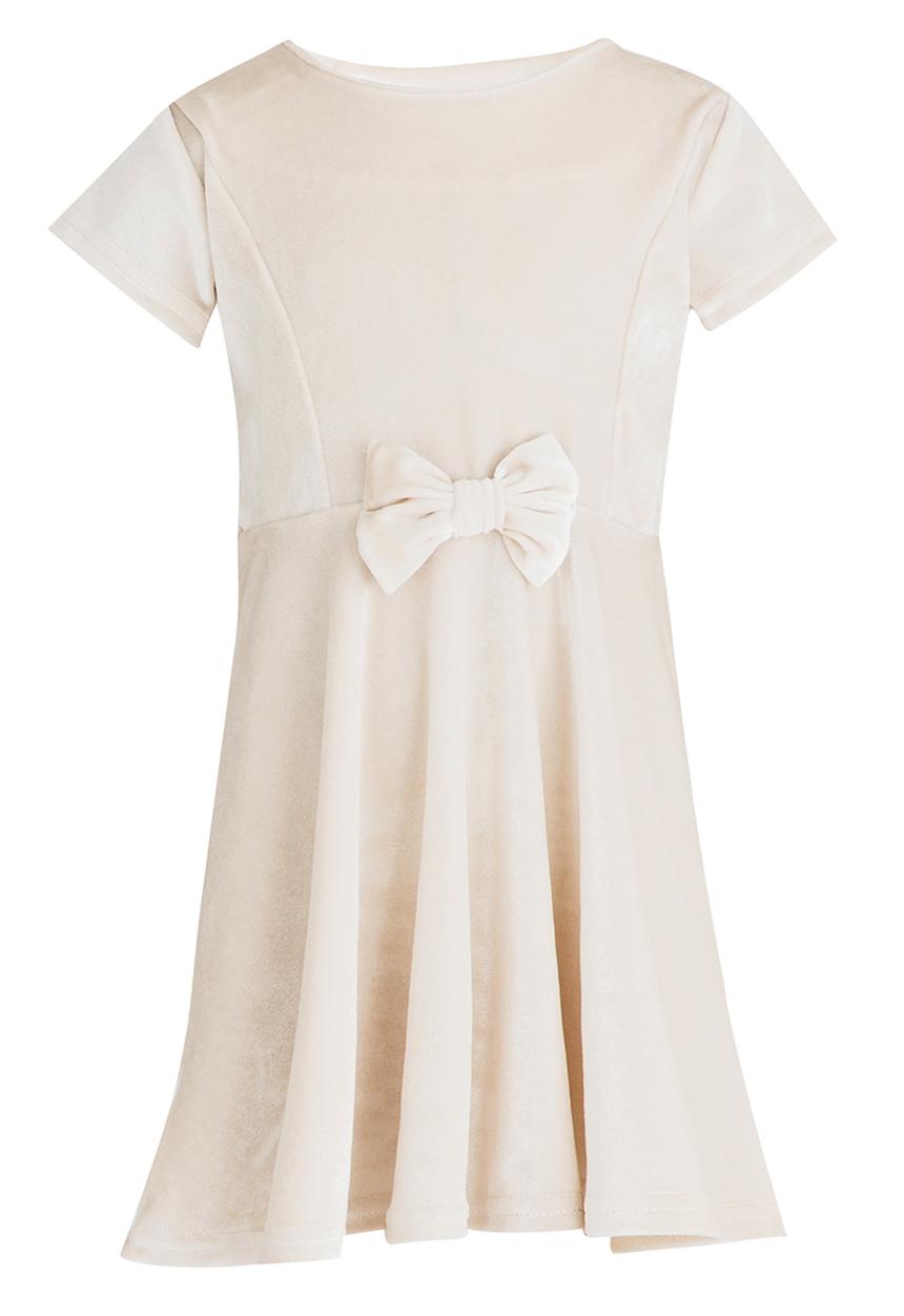 See-Saw - Velour Cap Sleeve Dress Milk