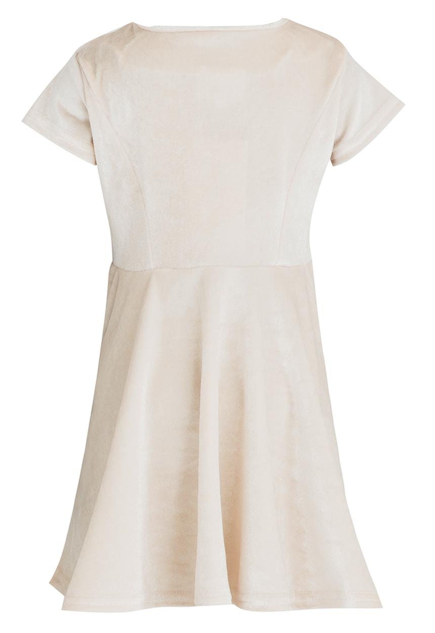 See-Saw - Velour Cap Sleeve Dress Milk