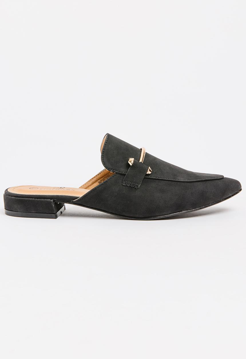 STYLE REPUBLIC - Pointy-toe Mules Black