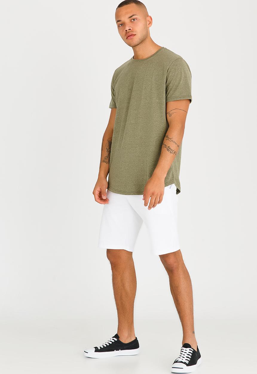 STYLE REPUBLIC - Swag Longer Length Tee Khaki Green