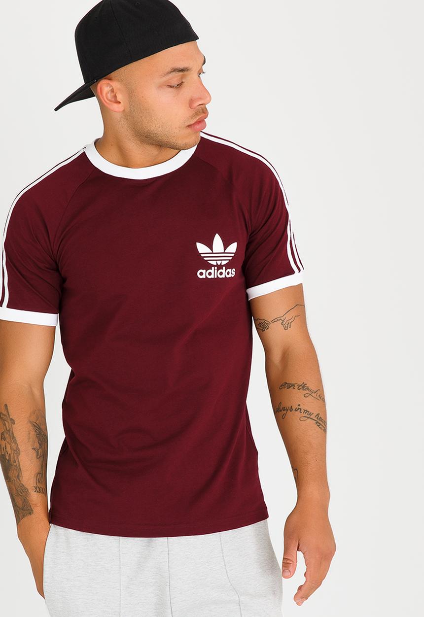 adidas Originals - Classic Crew Neck Tee Maroon