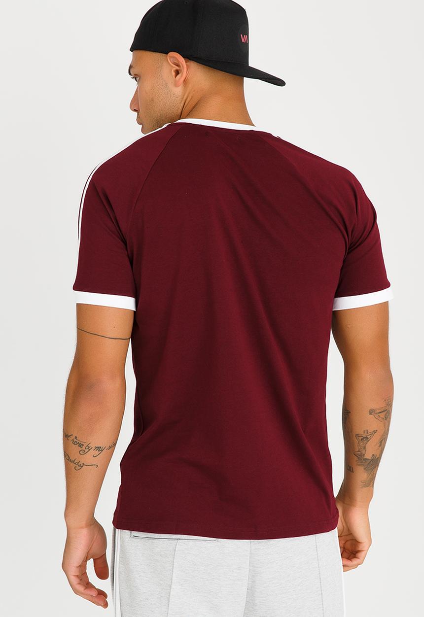 adidas Originals - Classic Crew Neck Tee Maroon