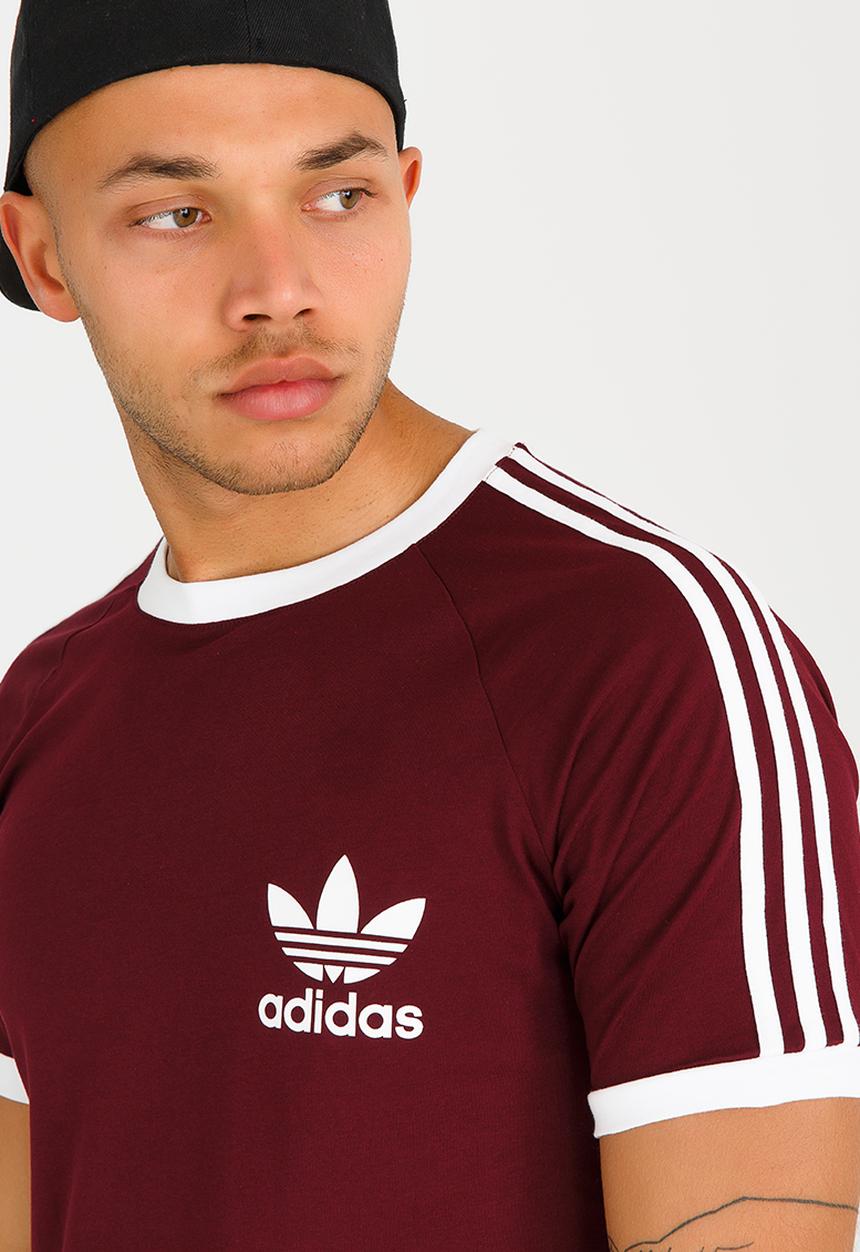 adidas Originals - Classic Crew Neck Tee Maroon