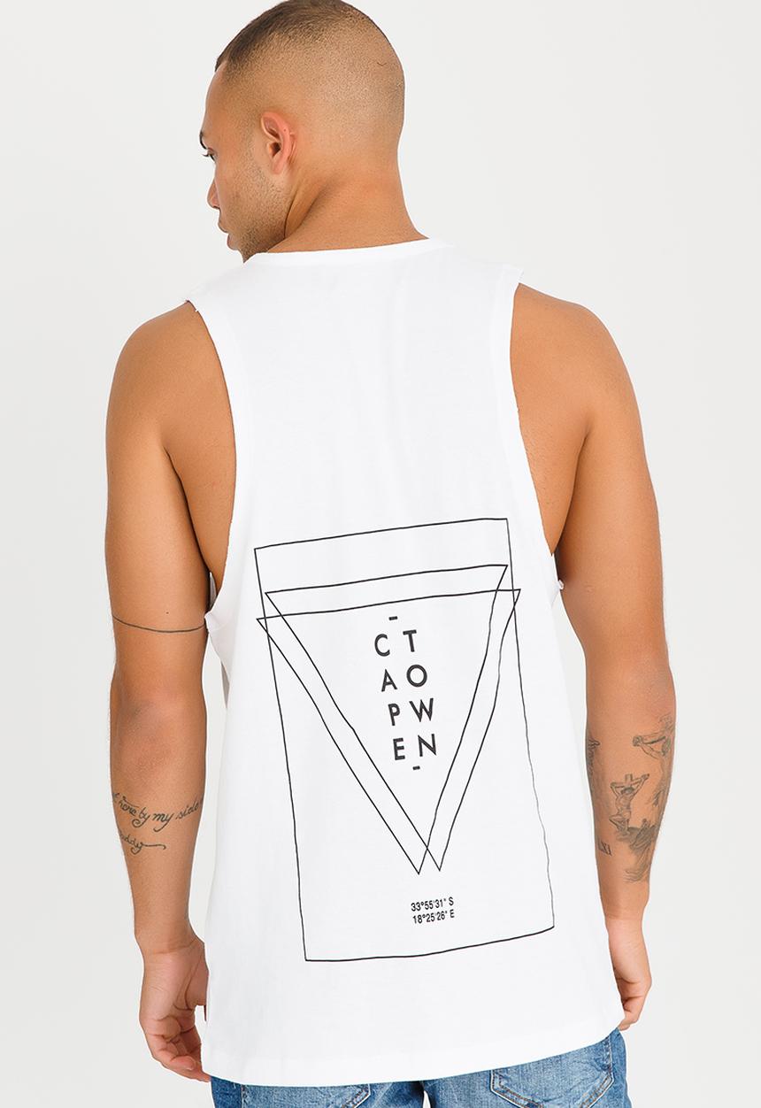Resist - Cape Town Printed T Shirt White