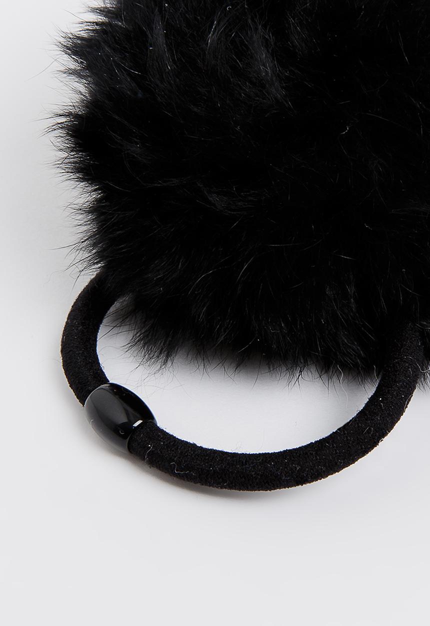 Pop Candy - Pom Pom Hair Tie Black
