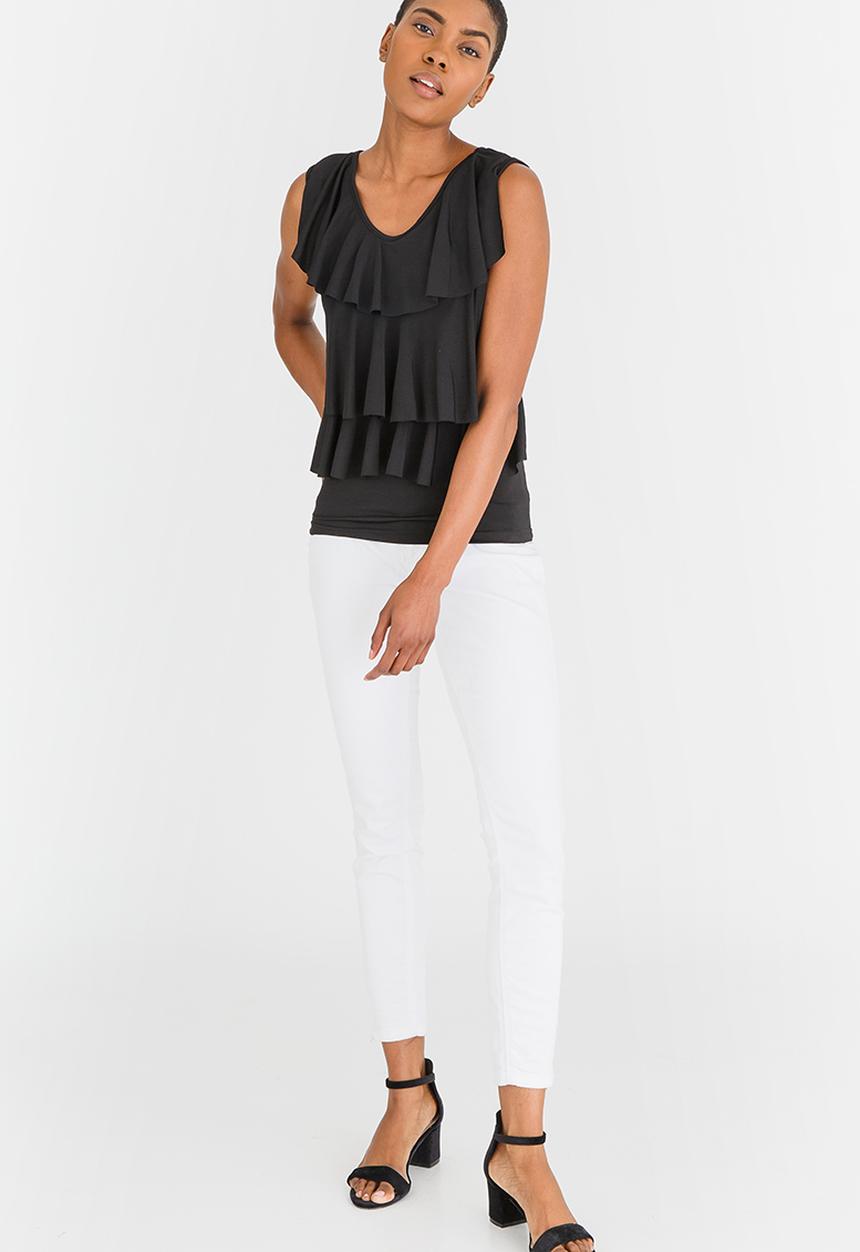 edit - Ruffle Cami Black