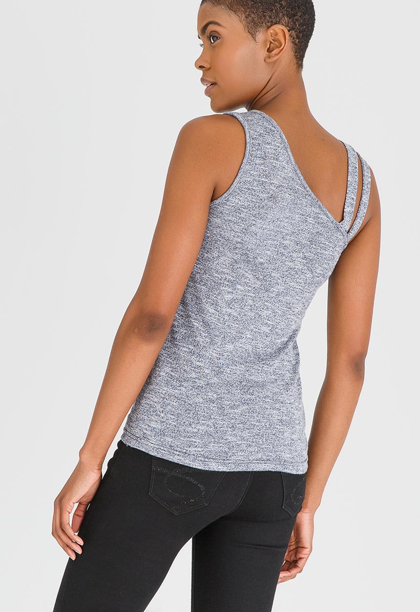 edit - Double Strap Cami Blue