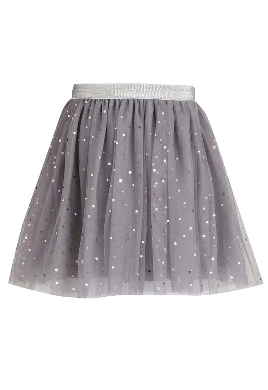 Pop Candy - Mesh Skirt Silver