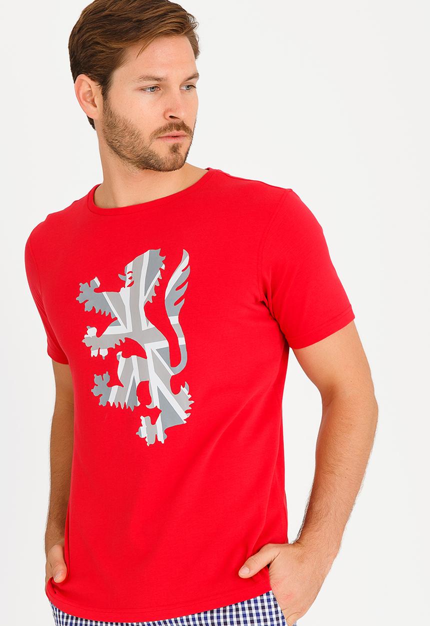 Pringle of Scotland - Hector Tee Red