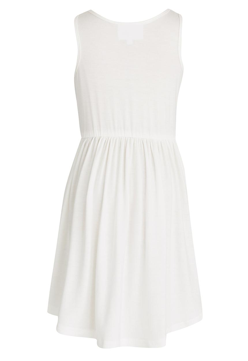 See-Saw - Hi-Low Dress with Lace Bodice Milk