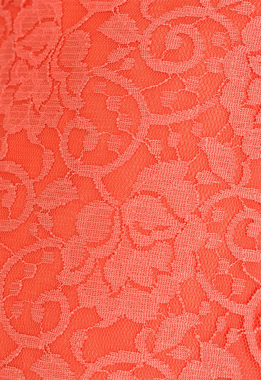 See-Saw - Lace Top Orange