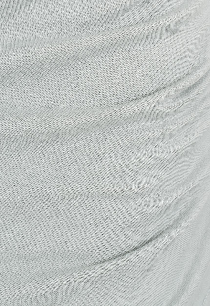 Rebel Republic - Bodycon Skirt with Side Pleats Grey