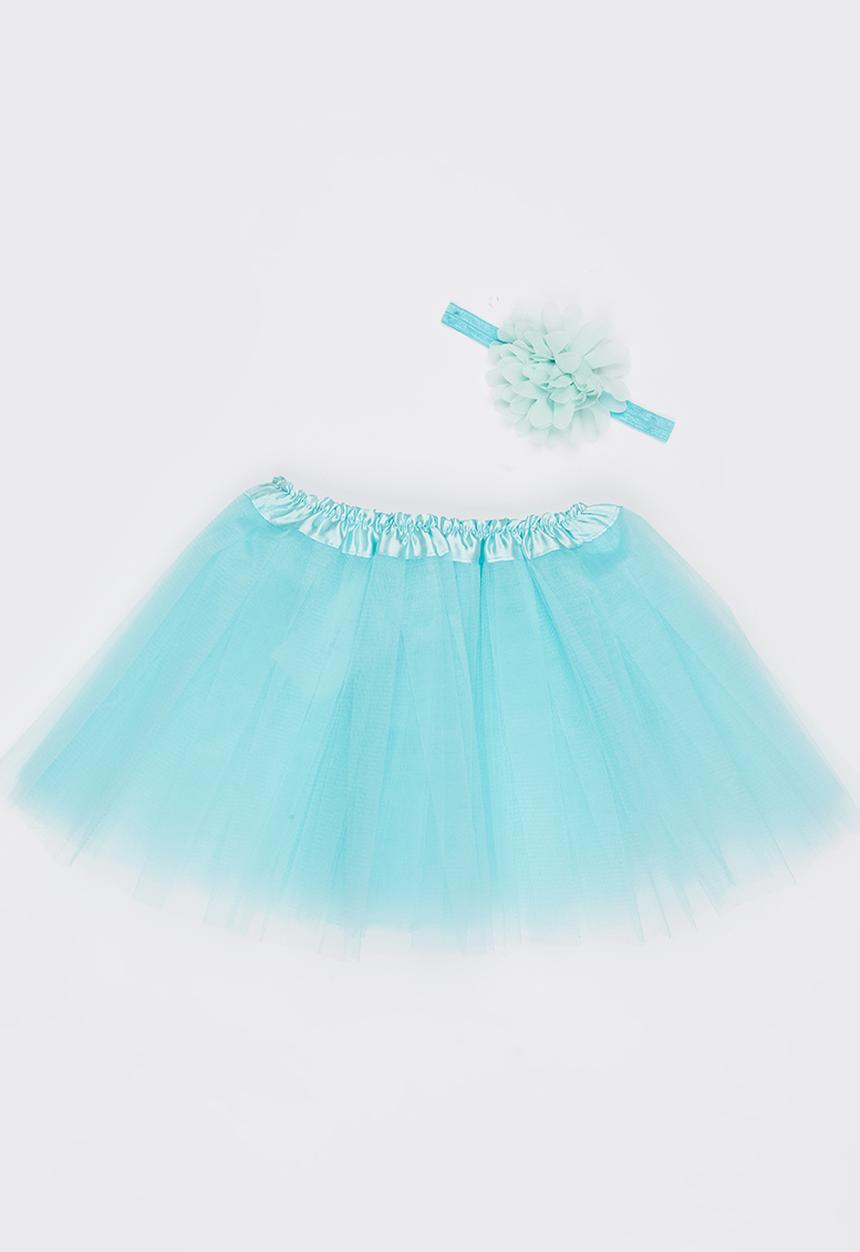 Pop Candy - Headband and Skirt Set Mint