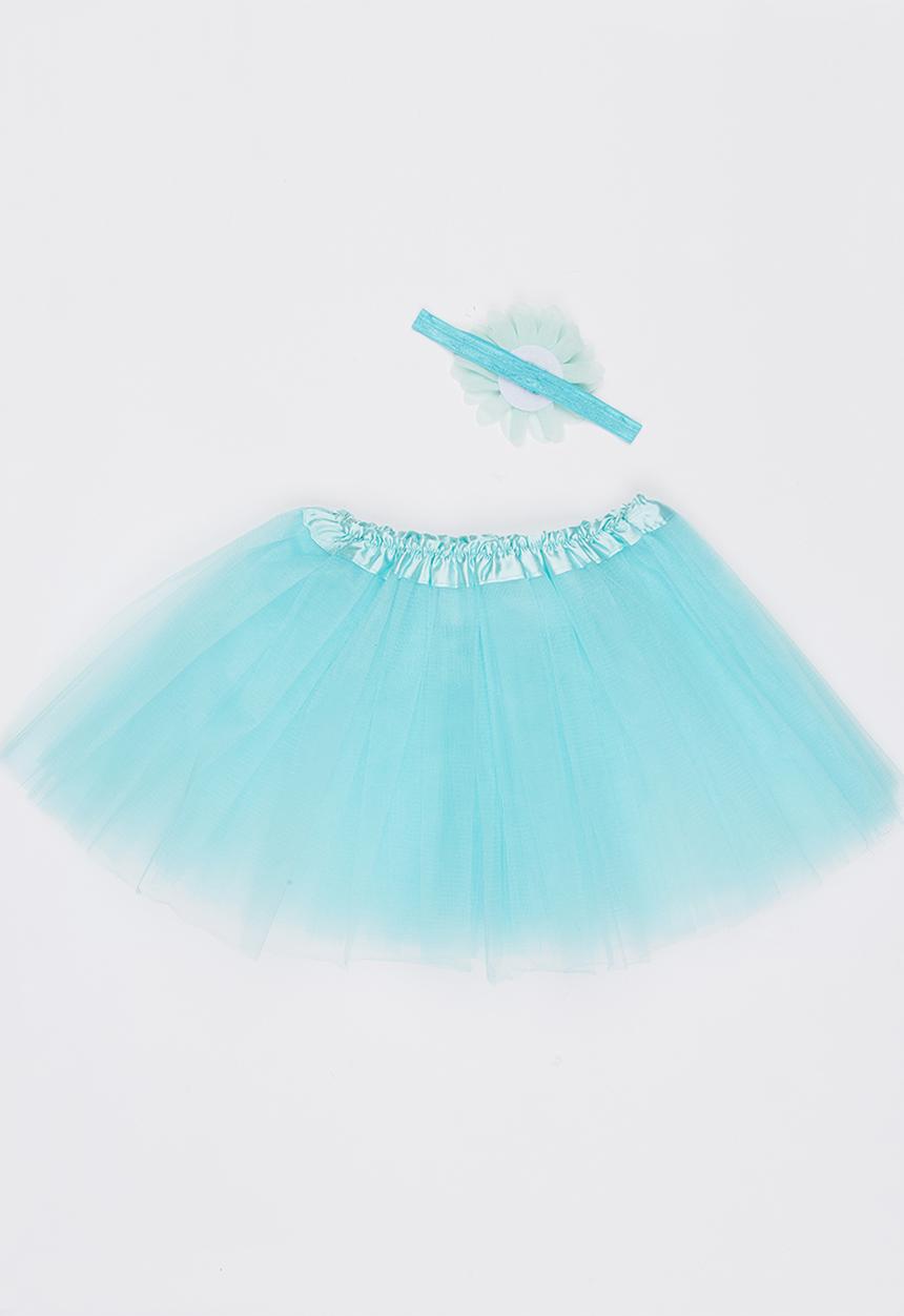 Pop Candy - Headband and Skirt Set Mint
