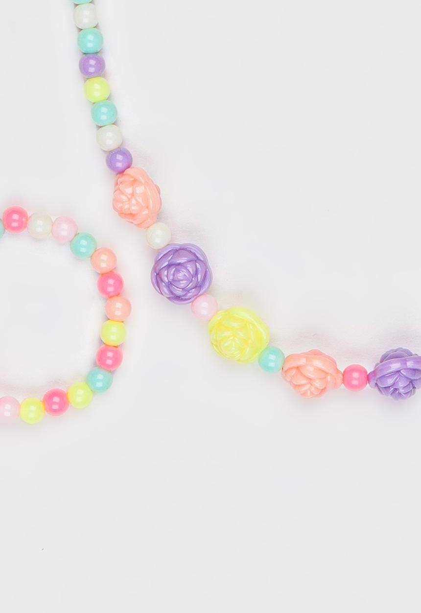 Pop Candy - Necklace & Bracelet Set Multi-colour