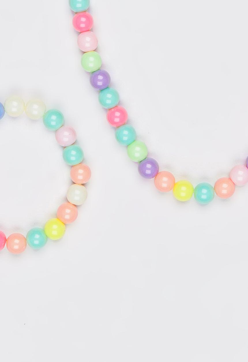 Pop Candy - Necklace & Bracelet Set Multi-colour