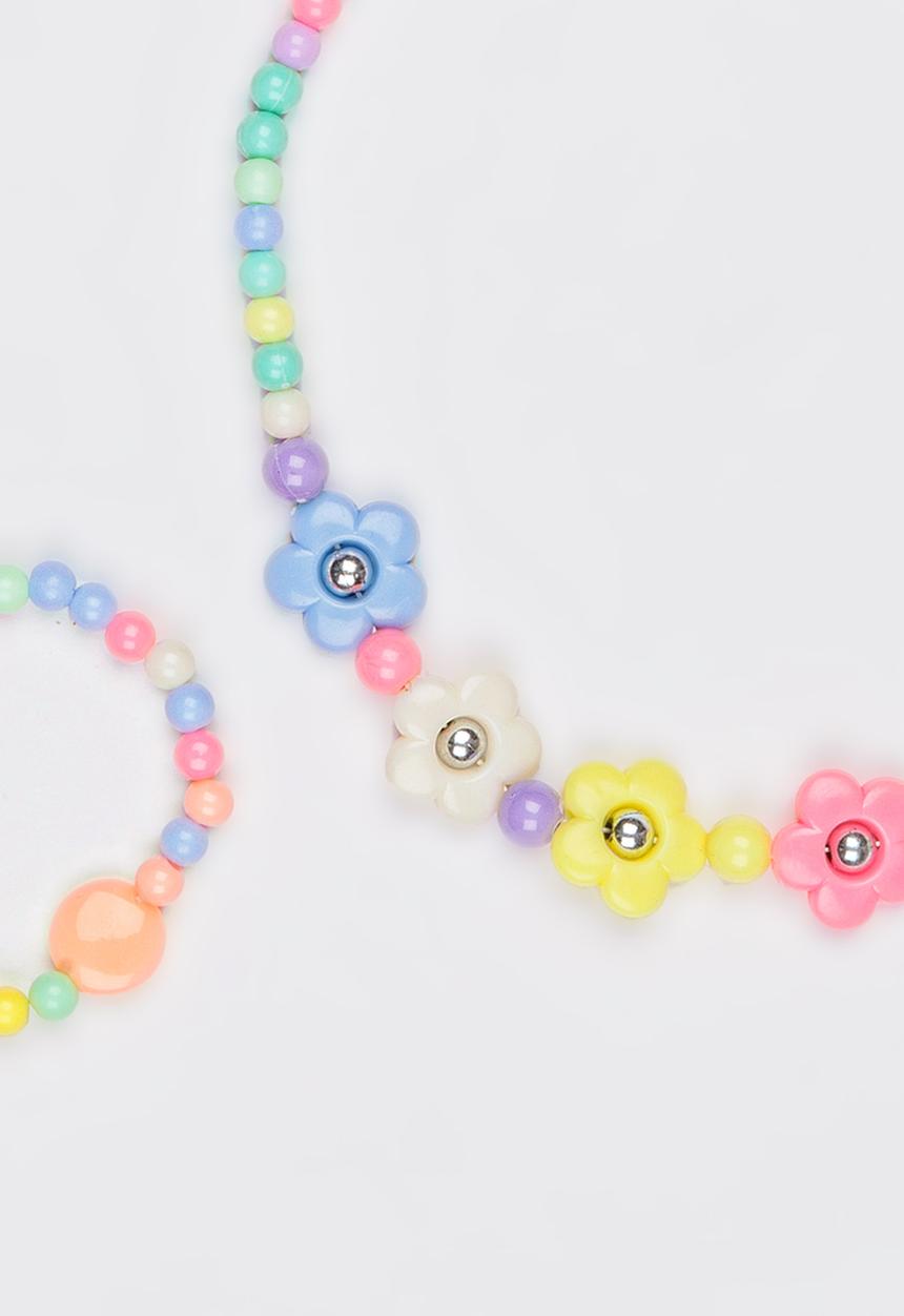 Pop Candy - Necklace & Bracelet Set Multi-colour