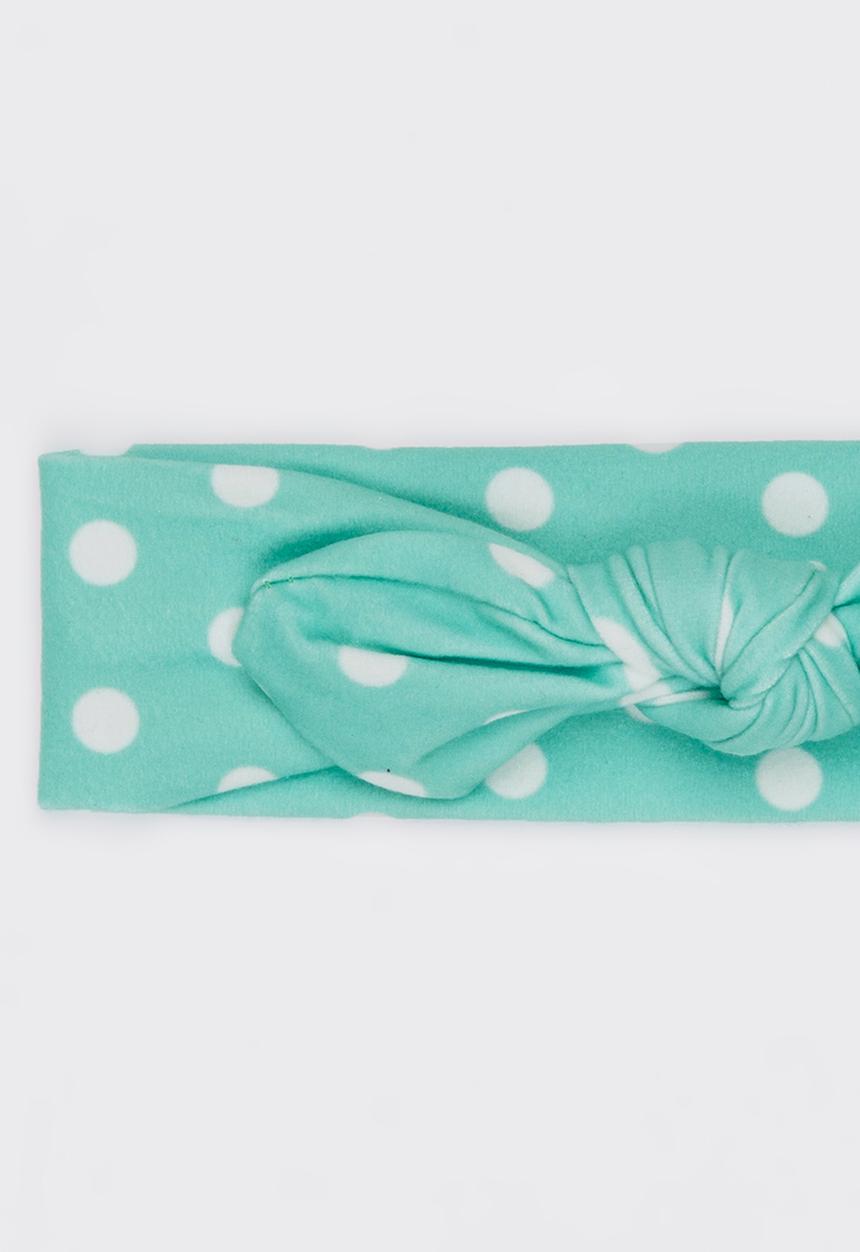 Pop Candy - Spotted Headband Light Green