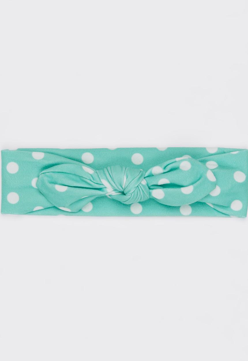 Pop Candy - Spotted Headband Light Green
