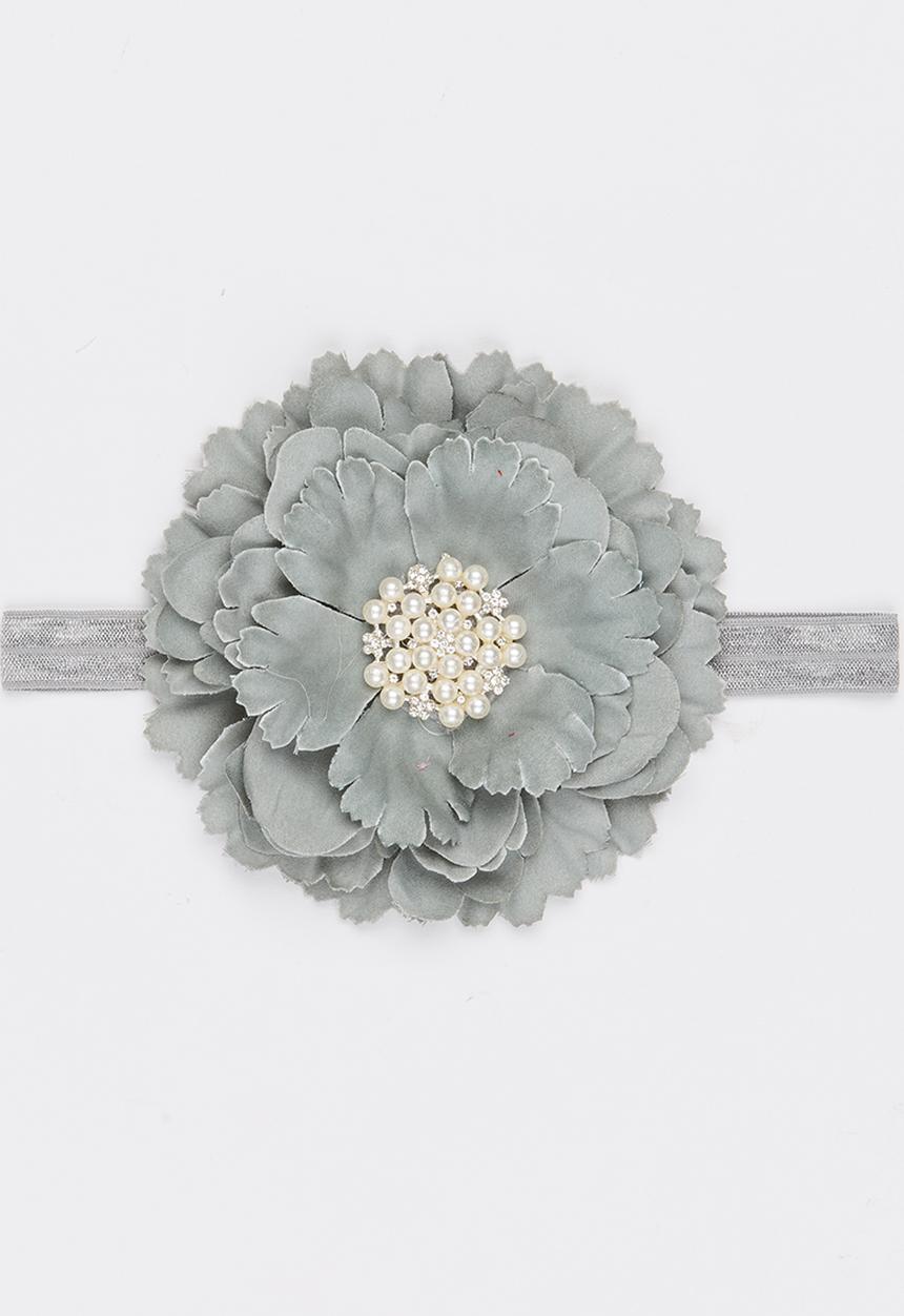 Pop Candy - Flower Headband Grey