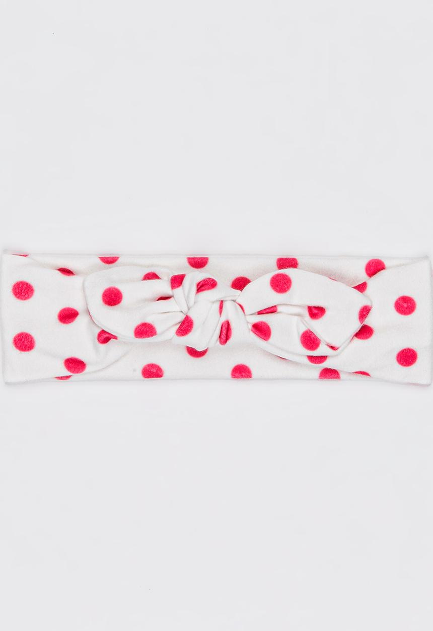Pop Candy - Spotted Headband White