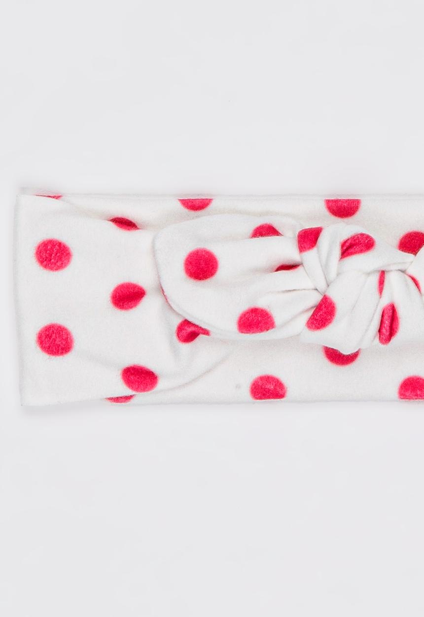 Pop Candy - Spotted Headband White
