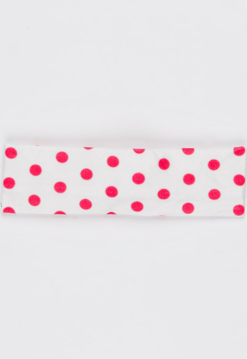 Pop Candy - Spotted Headband White