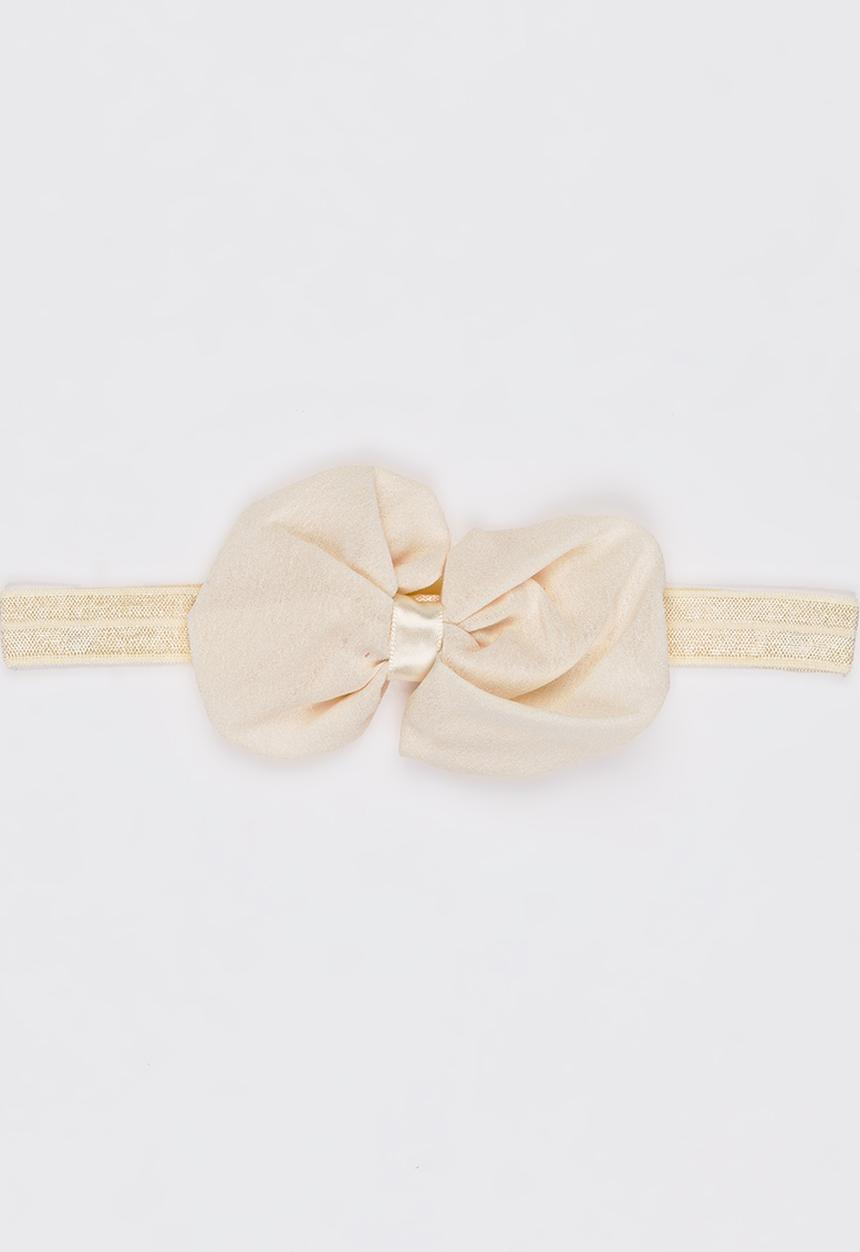 Pop Candy - Bow Headband Off White