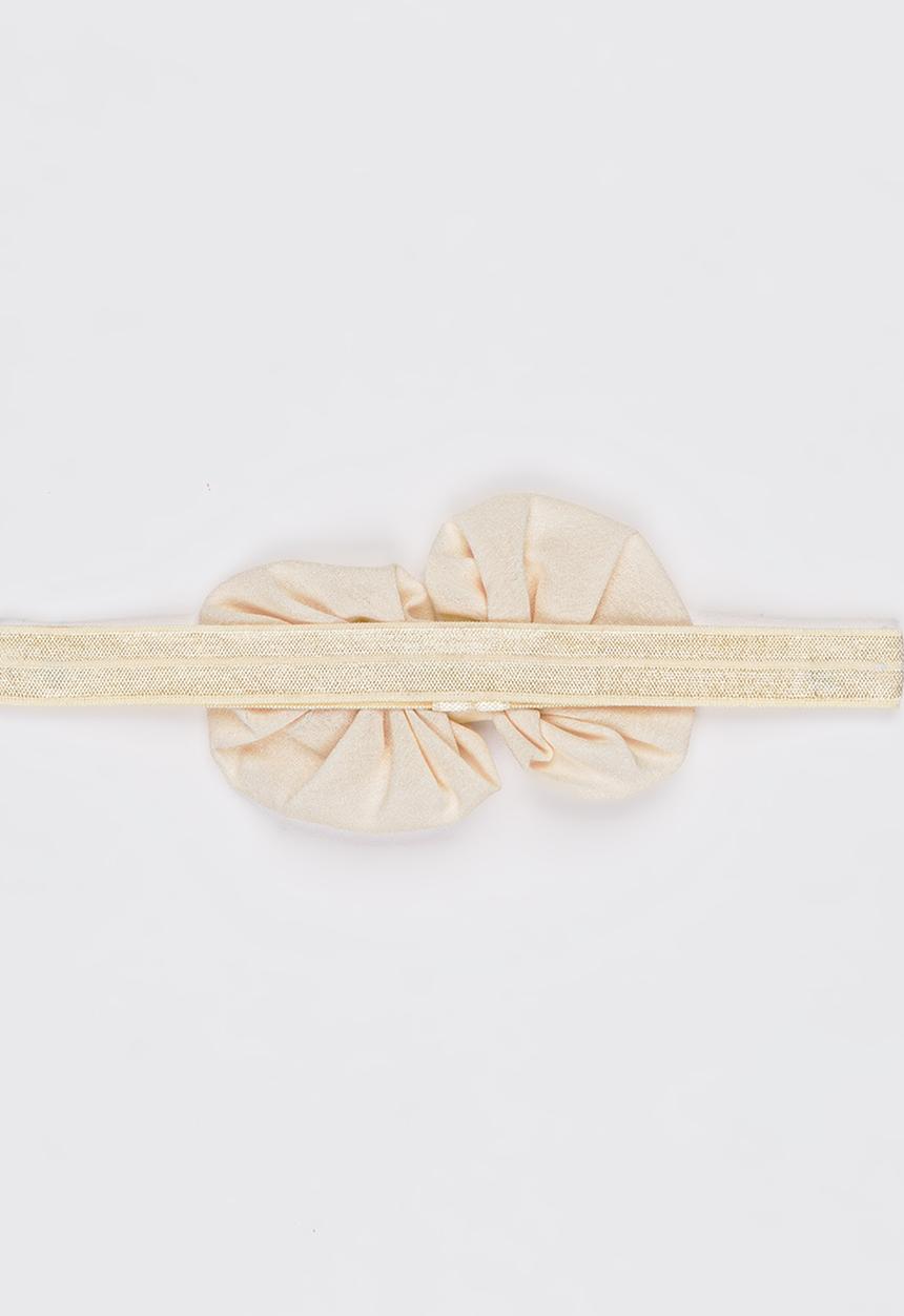 Pop Candy - Bow Headband Off White