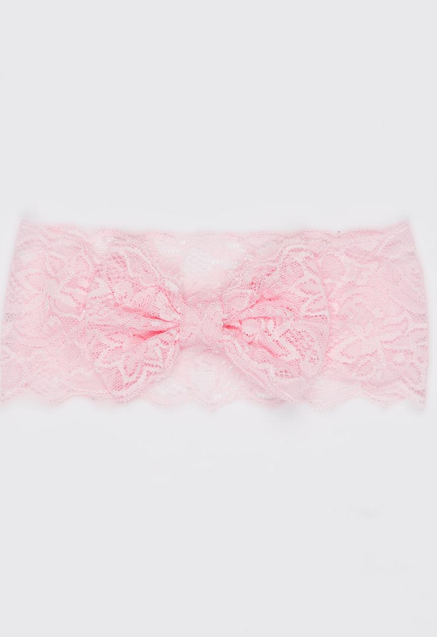 Pop Candy - Lace Headband Pale Pink