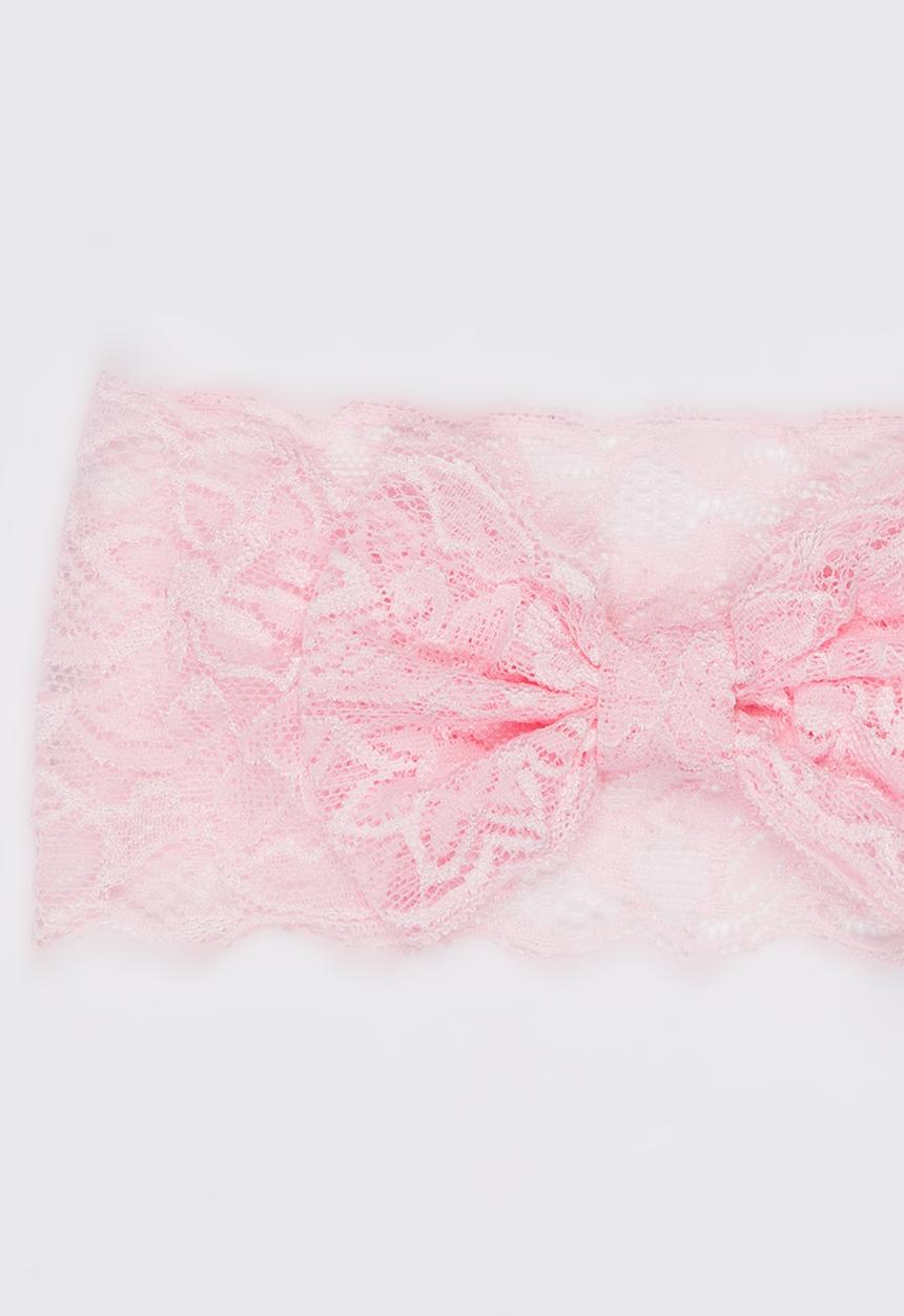 Pop Candy - Lace Headband Pale Pink