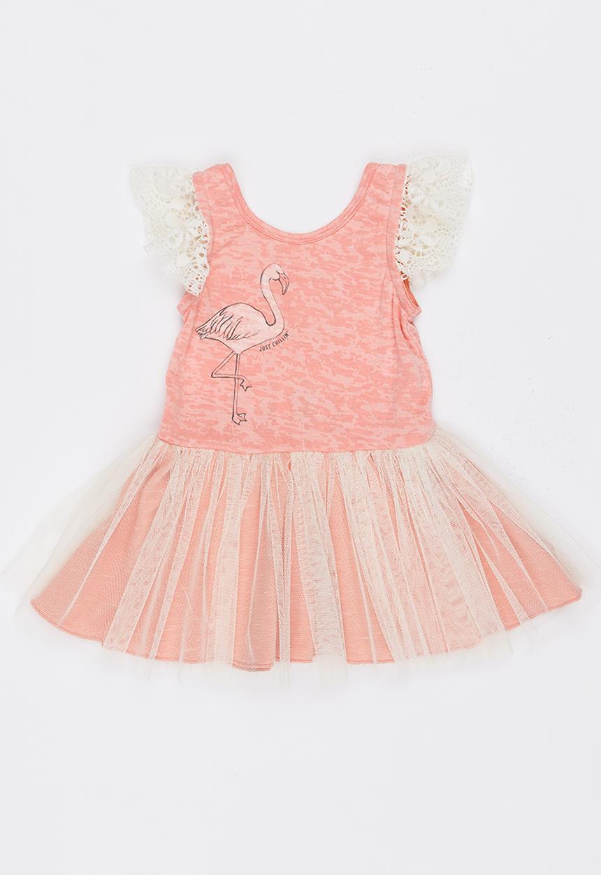 Just chillin - Tutu Dress Coral
