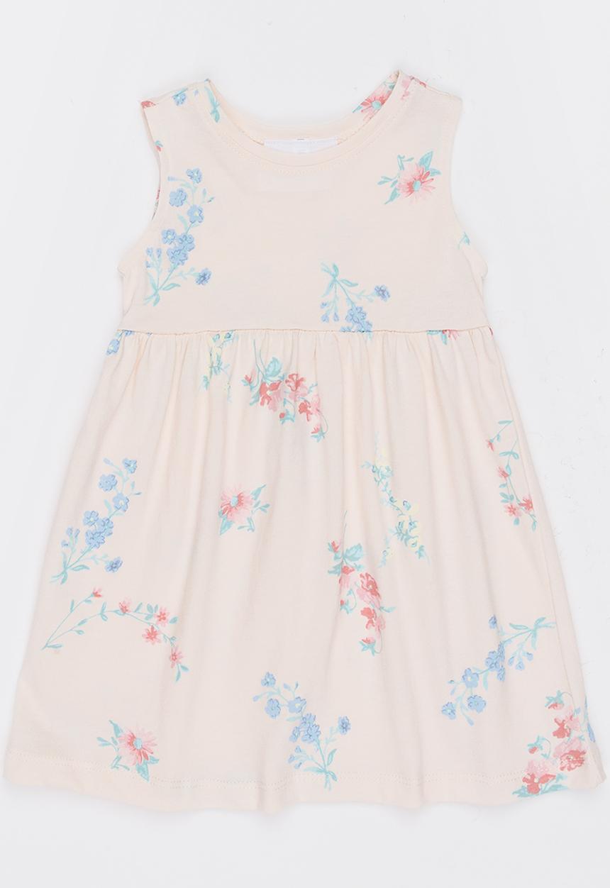 Pop Candy - Printed Floral Dress Multi-colour
