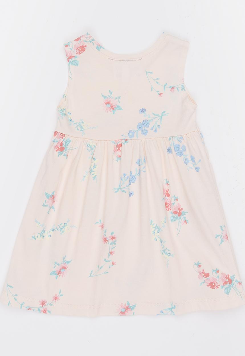 Pop Candy - Printed Floral Dress Multi-colour