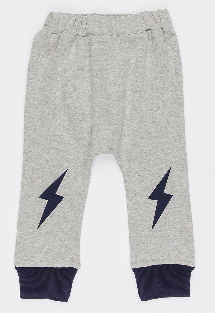 Pop Candy - Joggers with Patch Detail Grey