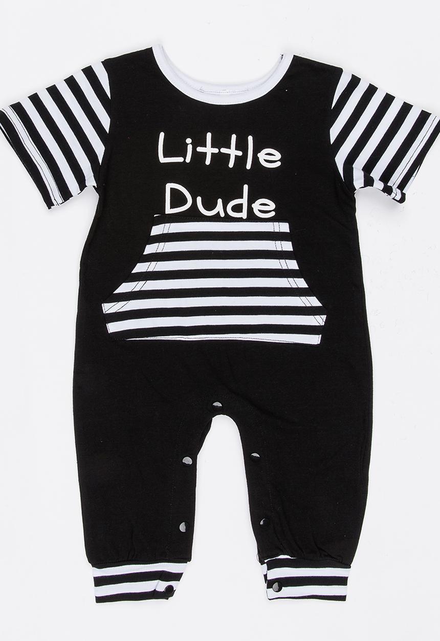 Pop Candy - Shortsleeve Romper Black