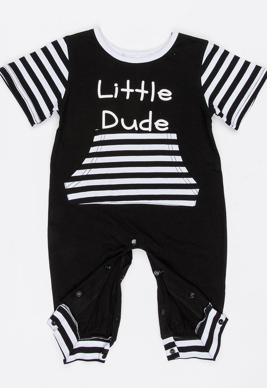 Pop Candy - Shortsleeve Romper Black