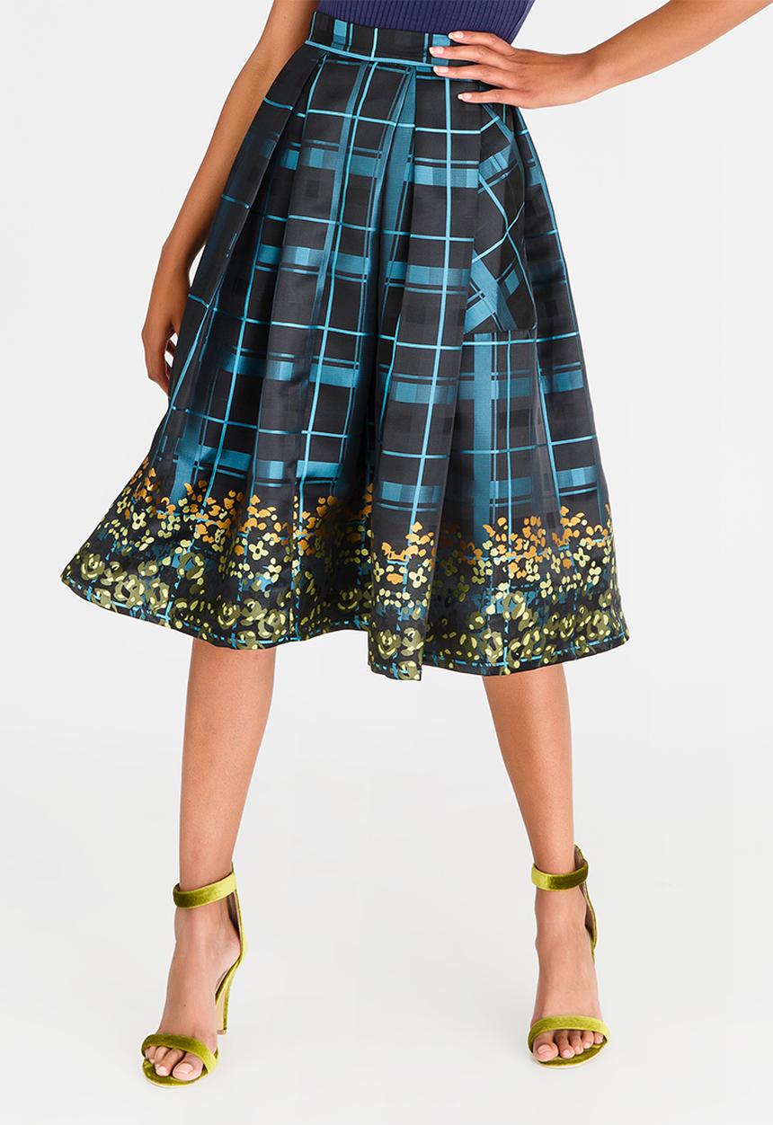 AMANDA LAIRD CHERRY - Malebogo Skirt Blue