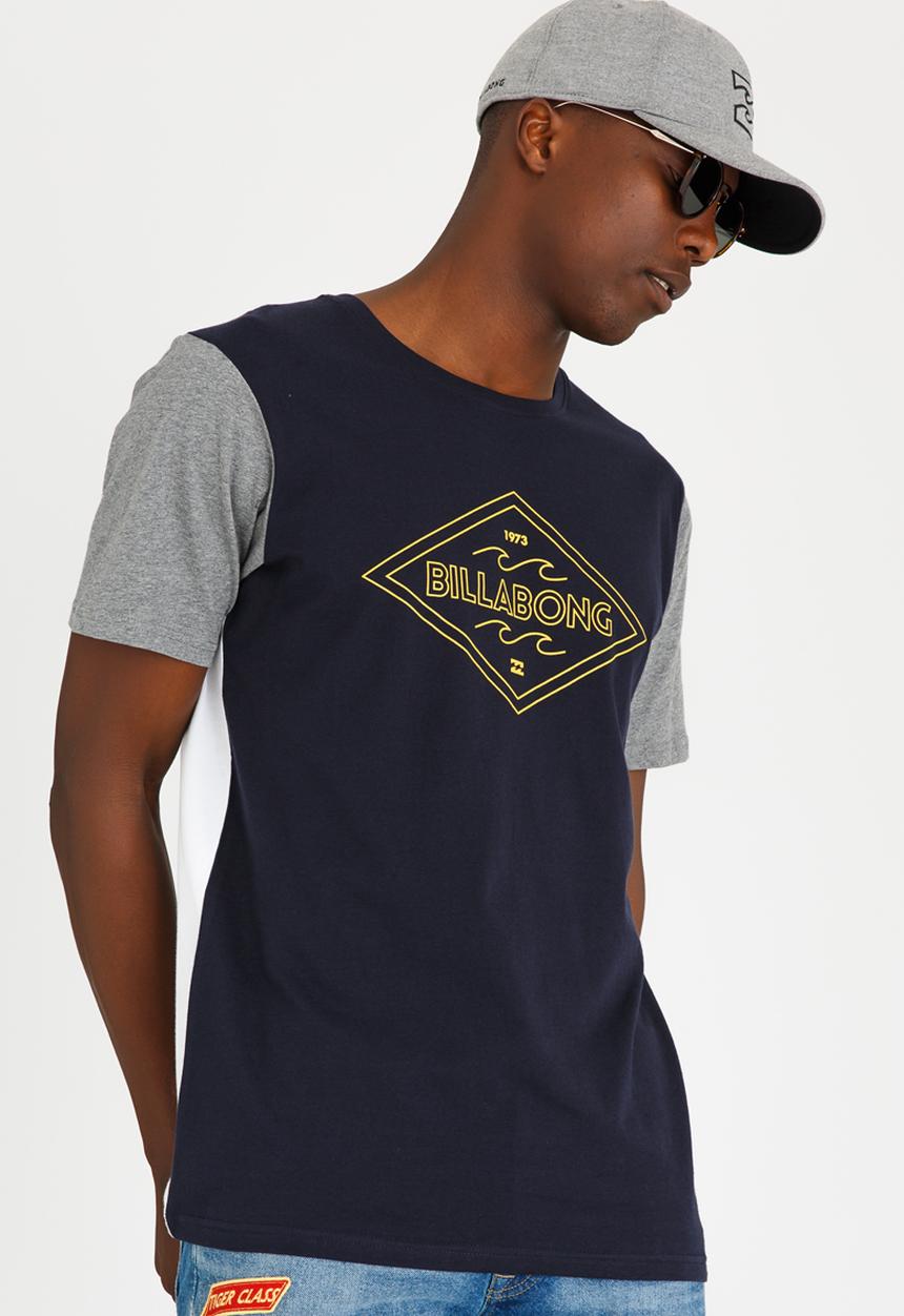 Billabong  - Day Tripper Contrast Tee Dark Blue