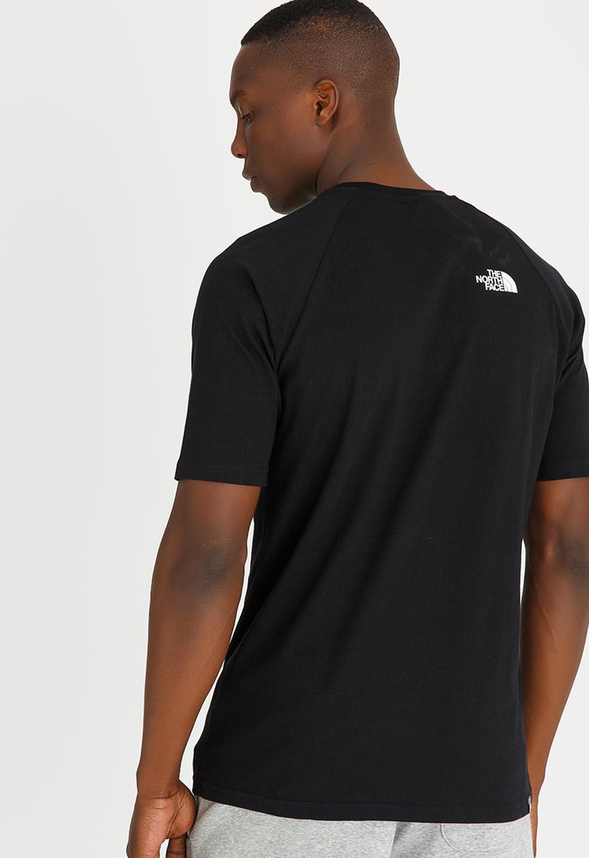 DNU - The North Face - Raglan Red Box Tee Black